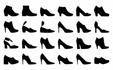 set of women shoes