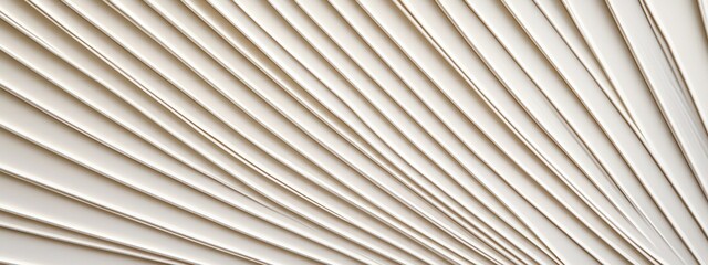 Flowing Lines of White Papers in Abstract Geometric Design