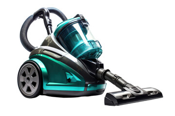 Modern turquoise vacuum cleaner