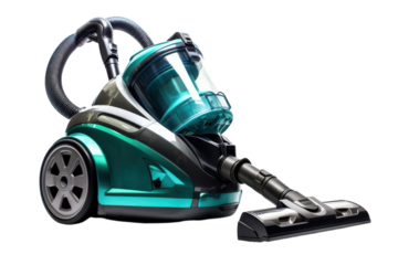 Modern turquoise vacuum cleaner