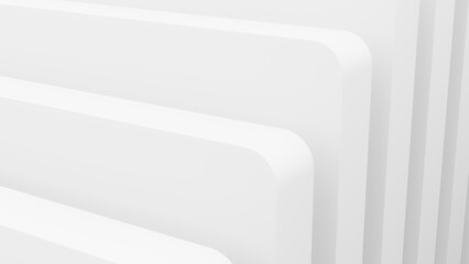 Minimalist White Geometric Pattern Gray Abstract Background Illustration . 3d rendering