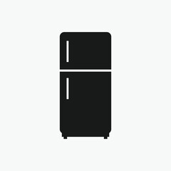  double-door fridge icon refrigerator vector