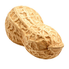 Obraz premium Isolated whole and cracked walnuts with brown shells are a healthy, organic snack