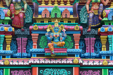 Stone carved statue in Hindu Temple - Guardian deities