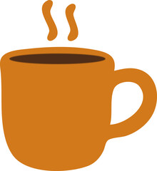 Single tea cup icon vector in a clean minimalist style. Perfect for tea shops, cafes, packaging, branding, and decorative illustrations with an elegant, cozy, and professional modern design.