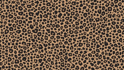 Seamless leopard print pattern for fashion and design