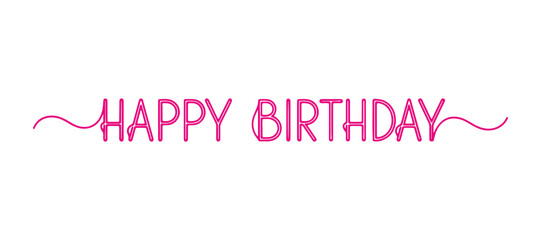 Happy Birthday typography vector design perfect for greeting cards and posters, featuring balloons, confetti, and a gift box. It's a great design template for celebrating birthdays.