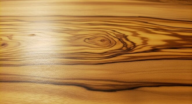 Close up of natural wood grain surface with flowing linear pattern