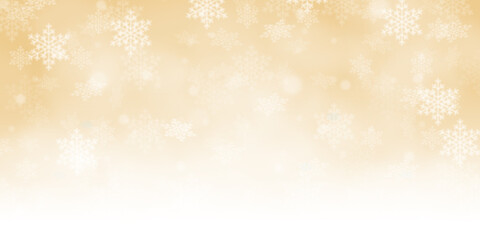 Christmas background golden pattern with copyspace copy space in winter card wallpaper panorama