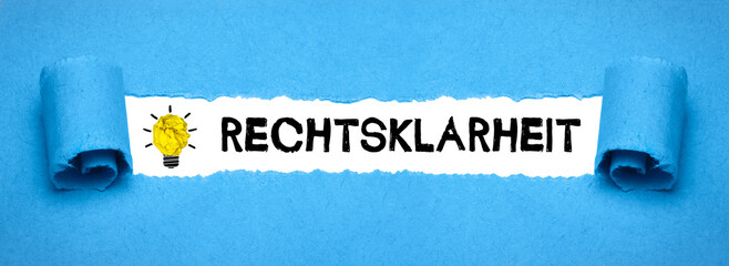Rechtsklarheit	

