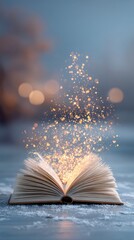 Celebrating International Literacy Day with a Magical Book Illuminating Knowledge and Imagination