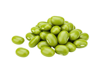 Isolated Pile of Green Beans Closeup Fresh Cooking Ingredient Healthy Eating Garden Vegetable