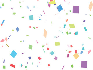 カラフルな紙吹雪の背景