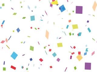 カラフルな紙吹雪の背景