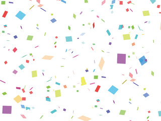 カラフルな紙吹雪の背景