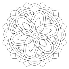 Mandala, ausmalen