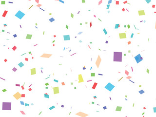 カラフルな紙吹雪の背景
