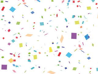 カラフルな紙吹雪の背景