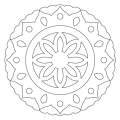 Mandala, ausmalen
