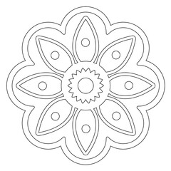 Mandala, ausmalen