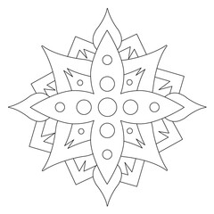 Mandala, ausmalen