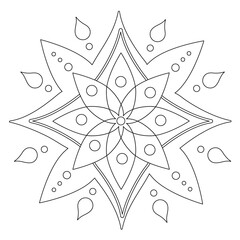 Mandala, ausmalen