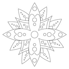 Mandala, ausmalen