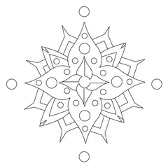 Mandala, ausmalen