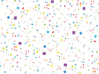 カラフルな紙吹雪の背景