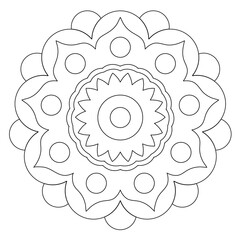 Mandala, ausmalen