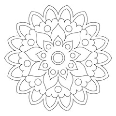 Mandala, ausmalen