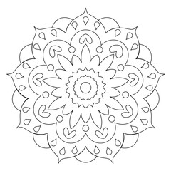 Mandala, ausmalen