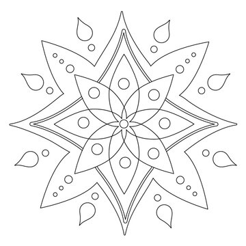 Mandala, ausmalen