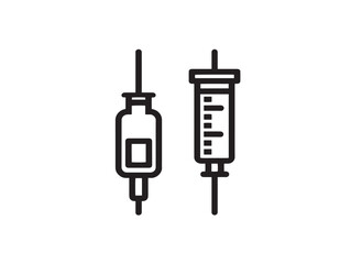 Stylish Insulin Pen Icon in Sleek Minimal Medical Vector Illustration Design