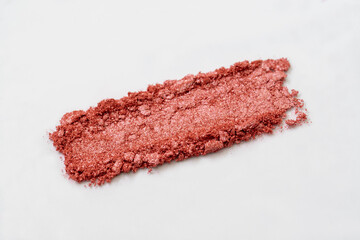 白背景にアイシャドウテクスチャー
