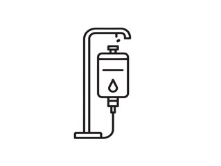 Professional IV Pump Accessories Icon in Stylish Functional Medical Vector Artwork