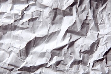 A light studio setting is filled with soft shadows and highlights by textured white crumpled paper