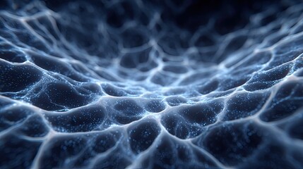 Microscopic surface abstract pattern, microscopic surface design symbolizing cell biology and microscopic surface texture with cinematic universe style, for editorial medical and science background