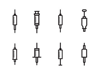 Fototapeta premium Medical catheter insertion kits icon clean professional vector design