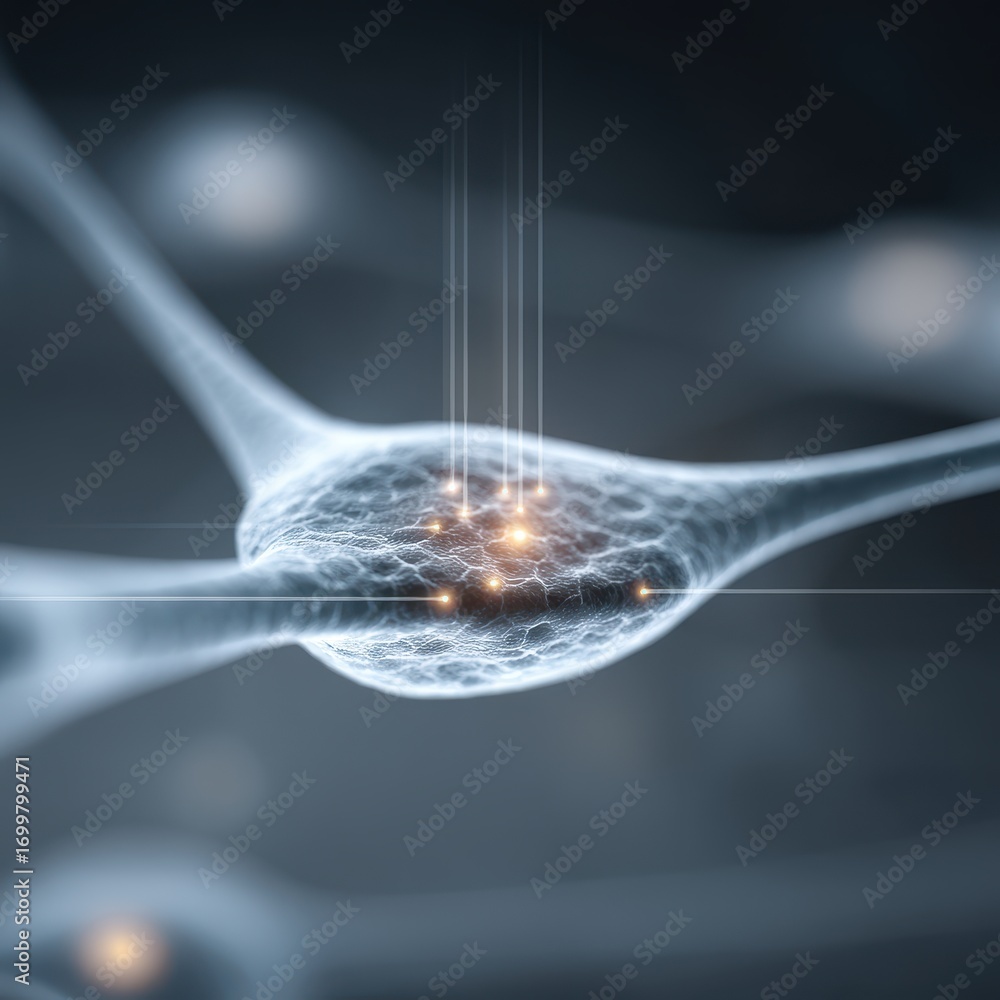 Aufkleber innovative ai system diagnoses holographic biopsy with detailed cell analysis and floating data laye