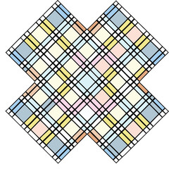 Delicate pastel plaid pattern evokes timeless elegance for textiles and backgrounds