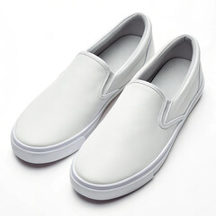 pair of beige shoes
