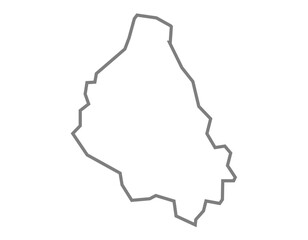 line illustration Shi Yomi district of Arunachal Pradesh state of India