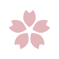 日本の春を象徴する桜の花のイラスト