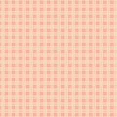 Peach and pink plaid pattern seamless texture background