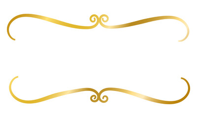 Hand draw Vintage Decorative Frames,  gold frame, frame line collection png transparent background