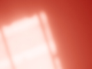 Backgrund summer red overlay abstract summer sun shadow leaf white gradient color blur room cement floor wall backdrop mockup product beauty cosmetic presentation minimal empty card tropical.