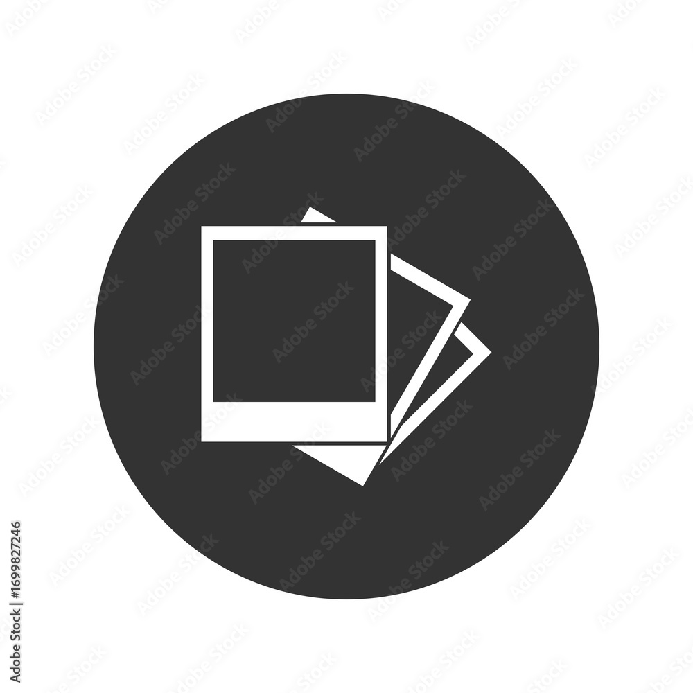 Poster image icon isolated on transparent background