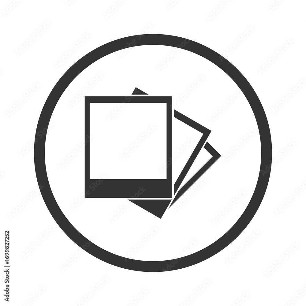 Poster image icon isolated on transparent background
