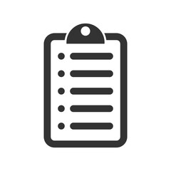 Checklist  icon isolated on transparent background